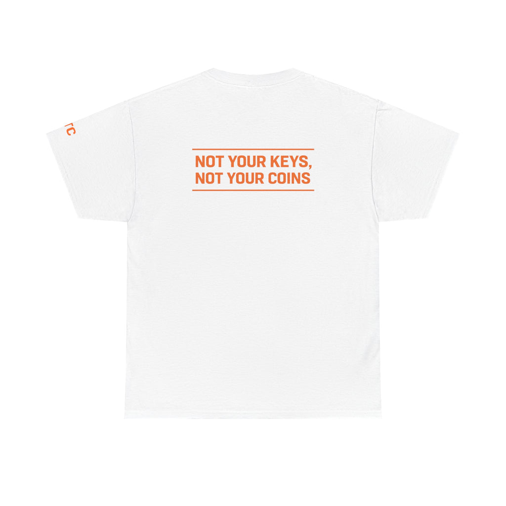 Bitcoin Logo Tee — “Not Your Keys, Not Your Coins” Crypto T‑Shirt