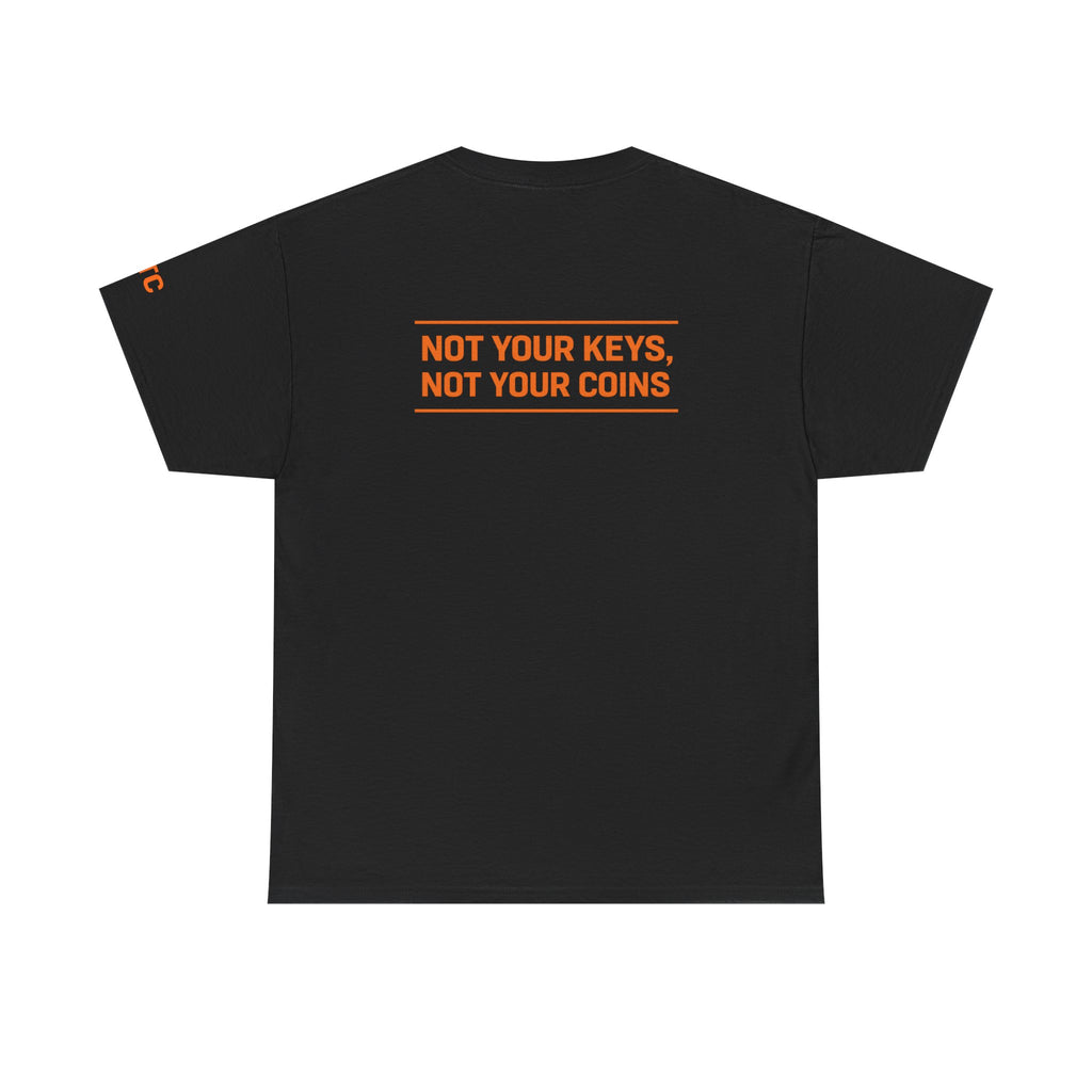Bitcoin Logo Tee — “Not Your Keys, Not Your Coins” Crypto T‑Shirt