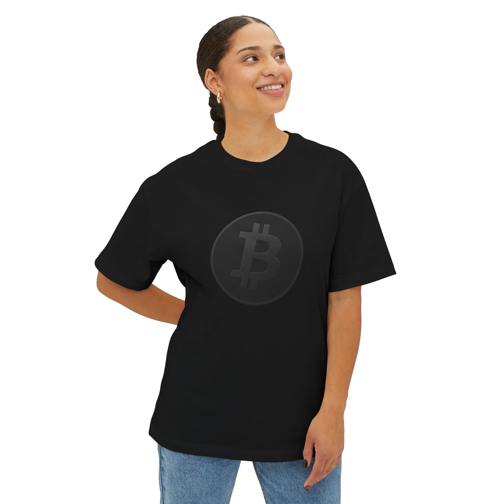 Bitcoin Minimalist Tee — “NOT your Keys, NOT your Coins” Oversized Boxy Shirt