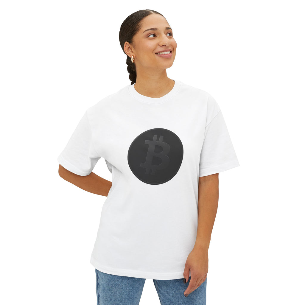 Bitcoin Minimalist Tee — “NOT your Keys, NOT your Coins” Oversized Boxy Shirt